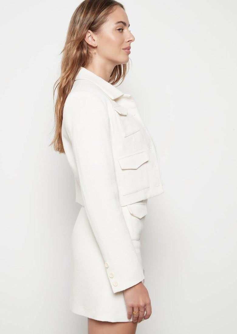 Avenue beige crop jacket